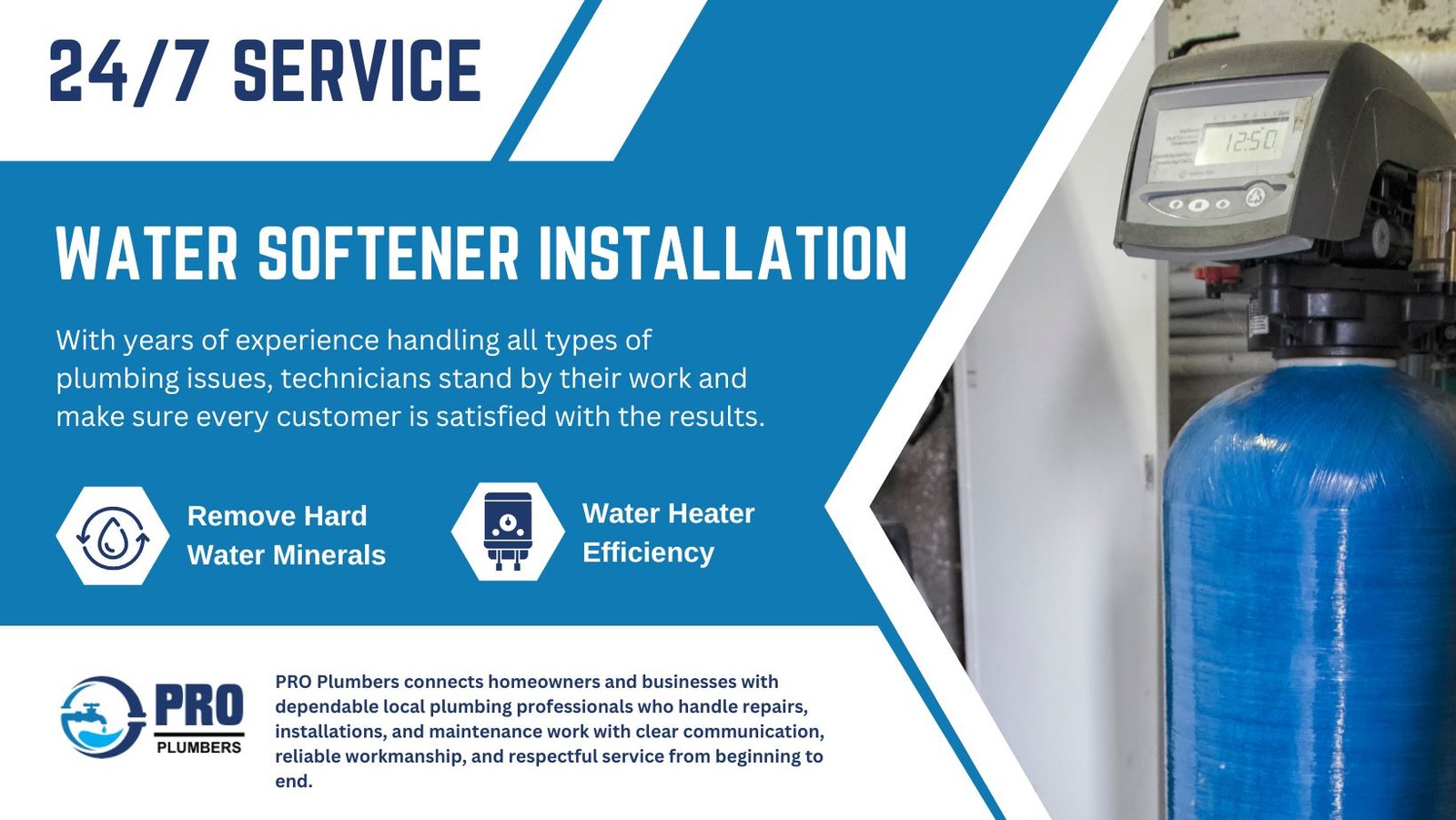Water softener installation in Sahuarita, AZ